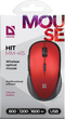 Миша Defender Hit MM-415 Wireless Black-Red (4714033524155) - зображення 5