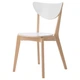 Стілець IKEA NORDMYRA білий береза 603.513.11 - зображення 1