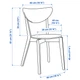 Стілець IKEA NORDMYRA білий береза 603.513.11 - зображення 5