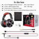 Накладные студийные наушники OneOdio Studio Wireless Pro M black с съемным микрофоном и складной конструкцией беспородные/проводные - изображение 9