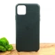 Шкіряний чохол Molan Leather Case для Apple iPhone 11 Pro max Pine green - зображення 1