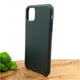 Шкіряний чохол Molan Leather Case для Apple iPhone 11 Pro max Pine green - зображення 2