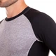 Спортивная компрессионная футболка мужская Zelart Lidong Hr 1005 размер 3XL (185-190 см) Grey-Black - изображение 5
