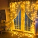 LED гірлянда "Водоспад" | Ширина 3 метри | Висота 2 метри | Білий-теплий - зображення 2