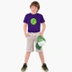 Детская футболка для мальчиков Рик и Морти (Rick and Morty) (25186-1240-24) 158-164 см Хлопок Фиолетовый - изображение 2