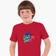 Детская футболка Герои в масках (PJ Masks) (25186-1611) 122-128 см Хлопок Красный - изображение 1