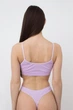 Безшовний топ на тонких бретелях Giulia CAMI TOP S/M Violet-orchid bloom, на тонких бретелях - зображення 5