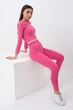Безшовні легінси жіночі з мікрофібри Giulia LEGGINGS 02 S/M Pink-bubblegum - изображение 1