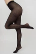 Женские колготки с ажурным рисунком Giulia TISSUE 20 (3) 4 Black-nero, ажурные, колготи с рисунком, капроновые - изображение 3