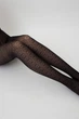 Женские колготки с ажурным рисунком Giulia TISSUE 20 (3) 4 Black-nero, ажурные, колготи с рисунком, капроновые - изображение 4