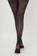 Женские колготки с ажурным рисунком Giulia TISSUE 20 (3) 4 Black-nero, ажурные, колготи с рисунком, капроновые - изображение 6