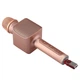Мікрофон Magic Karaoke бездротовий зі світлодіодним підсвічуванням Bluetooth 25см Rose Gold (YS-68-RG) - зображення 4