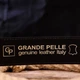 Надежный ремень для мужчин из натуральной кожи Grande Pelle 21467 Черный 4550301 - изображение 7