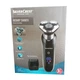 Электробритва для мужчин роторная Silver Crest SRR 3.7 C4 аккумуляторная 700 мАч сухое и влажное бритье LED дисплей плавающие головки влагозащита + триммер с насадкой - изображение 8