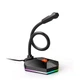 Микрофон игровой MeeTion MT-MC13 Черный RGB подсветка USB настольный (MT-MC13) - изображение 1