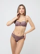 Комплект женского белья (бюстгальтер + трусики-бразилиана) Implicite Y0489 85B/L Темно-сиреневый (2500000010392) - изображение 6