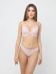 Комплект женского белья (бюстгальтер + трусики-танга) Implicite N23361-1 85B/L Розовый (2500000008597) - изображение 1