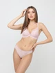Комплект женского белья (бюстгальтер + трусики-танга) Implicite N23361-1 85B/L Розовый (2500000008597) - изображение 4