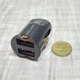 Маленька авто зарядка для телефону на 2 USB в прикурювач 12V-24V 2.1A, 10.5W (31386) - зображення 1