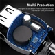 Маленька авто зарядка для телефону на 2 USB в прикурювач 12V-24V 2.1A, 10.5W (31386) - зображення 3