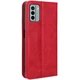 Чохол-книжка Deexe Retro Style для Nokia G22 - Red - зображення 6
