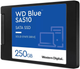 Dysk SSD Western Digital Blue 2.5" SATAIII TLC 3D 250 GB (WDS250G3B0A) - obraz 2