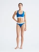 Бюстгальтер без косточек хлопковый Calvin Klein Underwear 138310755 XS Синий (1159777844) - изображение 3