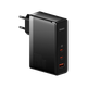 Сетевое зарядное устройство Baseus GaN5 Pro 3 порта, USB + Type-C 140W Черное (CCGP100201) - изображение 1