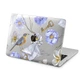 Чехол пластиковый для Apple MacBook Neo 13 (A18 Pro) 2026 (Синяя флора) A3404 макбук нэо 13" inch - изображение 1