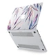 Чехол пластиковый для Apple MacBook Neo 13 (A18 Pro) 2026 (Лиловые листья) A3404 макбук нэо 13" inch - изображение 2
