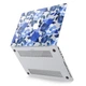 Чехол пластиковый для Apple MacBook Air 13 M2 M3 M4 M5 2022-2026 (Синие акварельные цветы) A2681/A3113/A3240/A3449 макбук эйр 13.6" аир - изображение 2