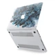 Чехол пластиковый для Apple MacBook Neo 13 (A18 Pro) 2026 (Абстрактные синие цветы) A3404 макбук нэо 13" inch - изображение 2