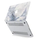 Чехол пластиковый для Apple MacBook Air 13 M2 M3 M4 M5 2022-2026 (Сине-белый мрамор) A2681/A3113/A3240/A3449 макбук эйр 13.6" аир - изображение 2