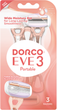 Бритва одноразова Dorco EVE3 Portable для жінок 3 леза 3 шт (8801038582633) - зображення 2
