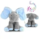Розвиваючий музичний слоник Peekaboo Elephant (з блакитними вушками) - изображение 3
