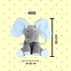 Розвиваючий музичний слоник Peekaboo Elephant (з блакитними вушками) - изображение 4