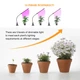 Фитолампа для растений LED Plant Grow Light 18W, лампа для цветов гибкая со сменой цвета, фитосветильник (1009937-Black) - изображение 10