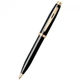 Ручка шариковая Sheaffer Sh932225 из латуни с позолотой черная - изображение 1