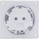 Комплект Вытяжной вентилятор AirRoxy dRim 100 S BB + Пластиковая панель AIRROXY 01-164 Grey Plexi серая - изображение 2
