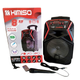 Бездротова портативна колонка Bluetooth з мікрофоном KIMISO QS-803 |40W, 3hours, 1800mAh, 1Mic| колонка караоке чемодан з мікрофоном і радіо Black - зображення 9