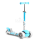 Самокат 5в1, Best Scooter, голубой, с защитным бампером, PU колеса 120х50мм со светом, в кор.(B-3047) - изображение 4