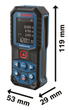 Лазерний далекомір Bosch Professional GLM 50-22 з чохлом і батарейками (0601072S00) - зображення 18