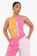 Боди-майка Boohoo розовый з оранжевым 9736 M (44) - изображение 1