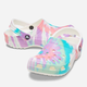 Жіночі крокси Crocs Classic Tie-Dye Graphic CR205453-FRMT 39-40 (M7/W9) 25 см Білі з різнокольоровим (191448728295) - зображення 2