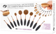 Zestaw pędzli do makijażu Rio Beauty BRCH 10 szt - obraz 1