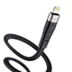 Кабель Hoco Lightning Angel silicone charging data cable X53 |1m, 2.4A| black - изображение 4