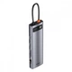 USB-хаб Baseus Metal Gleam Series 5-in-1 30Hz Version - изображение 4