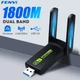Адаптер WiFi 6 1800 Mbps RTL8832AU USB3.0 802.11AX Mu-MIMO 1024-QAM 2х3 дБ - зображення 1