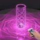 Лампа настільна акумуляторна з пультом та сенсорним вимикачем Solar LED RGB Diamond-215 прозора - зображення 5