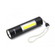 Мощный ручной USB фонарик аккумуляторный, 3 режима, X-Balog BL-510 Q5+COB + Кейс - изображение 5